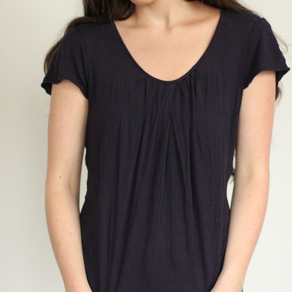 Michael Kors Navy Blue Top